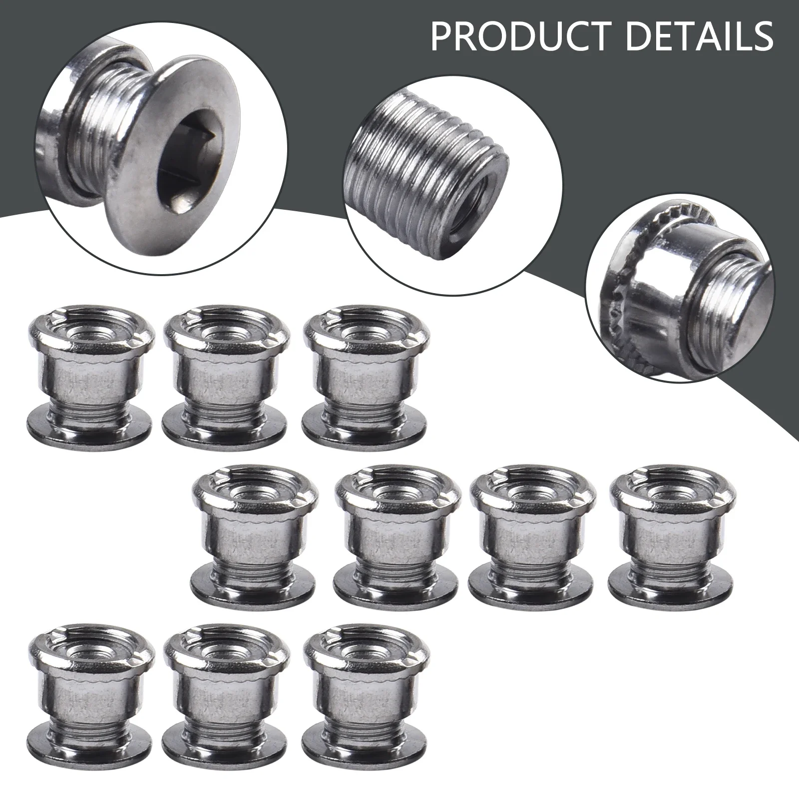 Cycling Tool Chainring Screws Stainless Steel Single/Double/Triple Bolts Longer Service Mountain Bike Brand New
Cycling Tool Chainring Screws Stainless Steel Single/Double/Triple Bolts Longer Service Mountain Bike Brand New