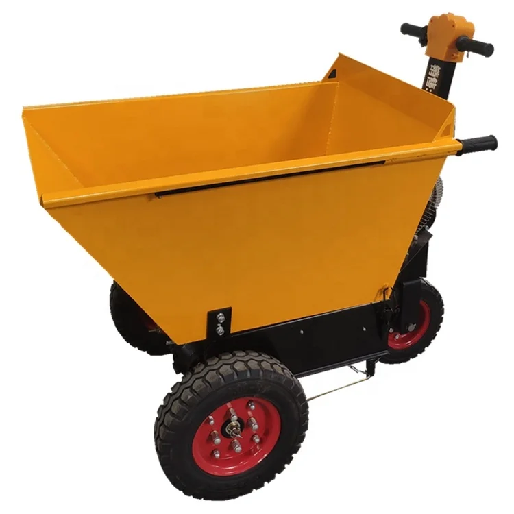 

Belino Battery Hand Dump Carts Waste Bin Garden Trolley For Construction Transport And Carrying Stone Waste