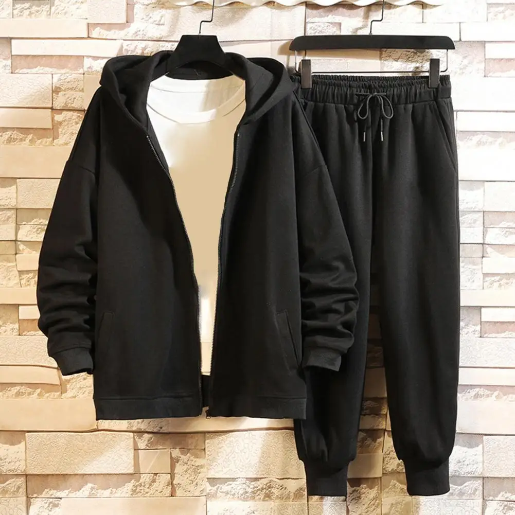 2Pcs/Set Men's casual suit, spring and autumn thin, regular fit, hooded, solid color design.
2Pcs/Set Men's casual suit, spring and autumn thin, regular fit, hooded, solid color design.