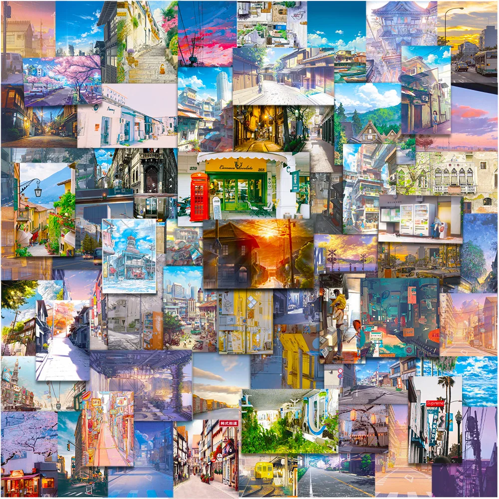 10/30/50PCS Anime Street Landscape Waterproof Stickers Aesthetic Graffiti Decals Laptop Phone Skateboard Suitcase Joke Stickers
10/30/50PCS Anime Street Landscape Waterproof Stickers Aesthetic Graffiti Decals Laptop Phone Skateboard Suitcase Joke Stickers
