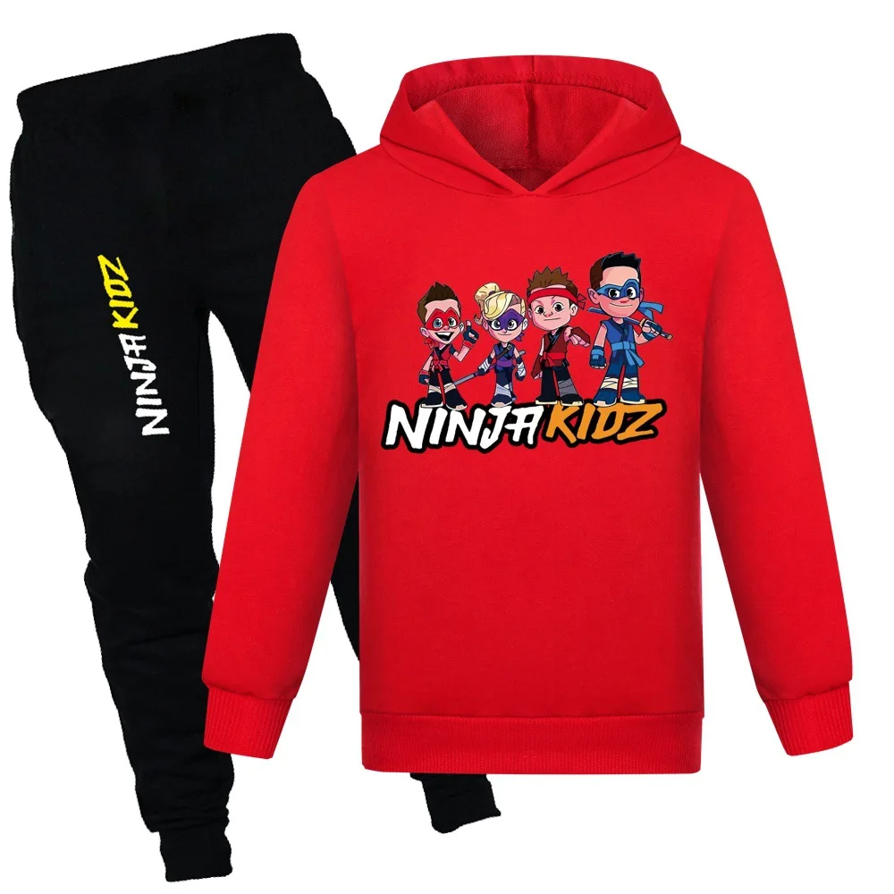 Spring Autumn Children NINJA KIDZ Clothing Suit Boys Girls Clothes Sport Hoodies Sweatshirt+Pants Sets Fashion Kids Tracksuits
Spring Autumn Children NINJA KIDZ Clothing Suit Boys Girls Clothes Sport Hoodies Sweatshirt+Pants Sets Fashion Kids Tracksuits