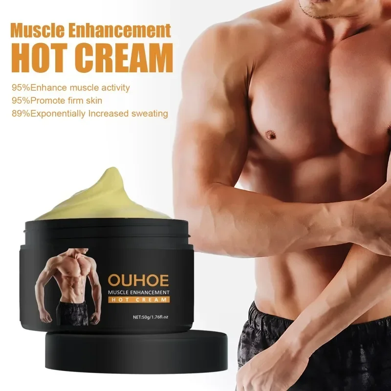 

Sdotter Body Sculpting Abdominal Muscle Cream Men Women Fitness Shaping Chest Hot Compress Cream Firming Belly Slimming Strength
