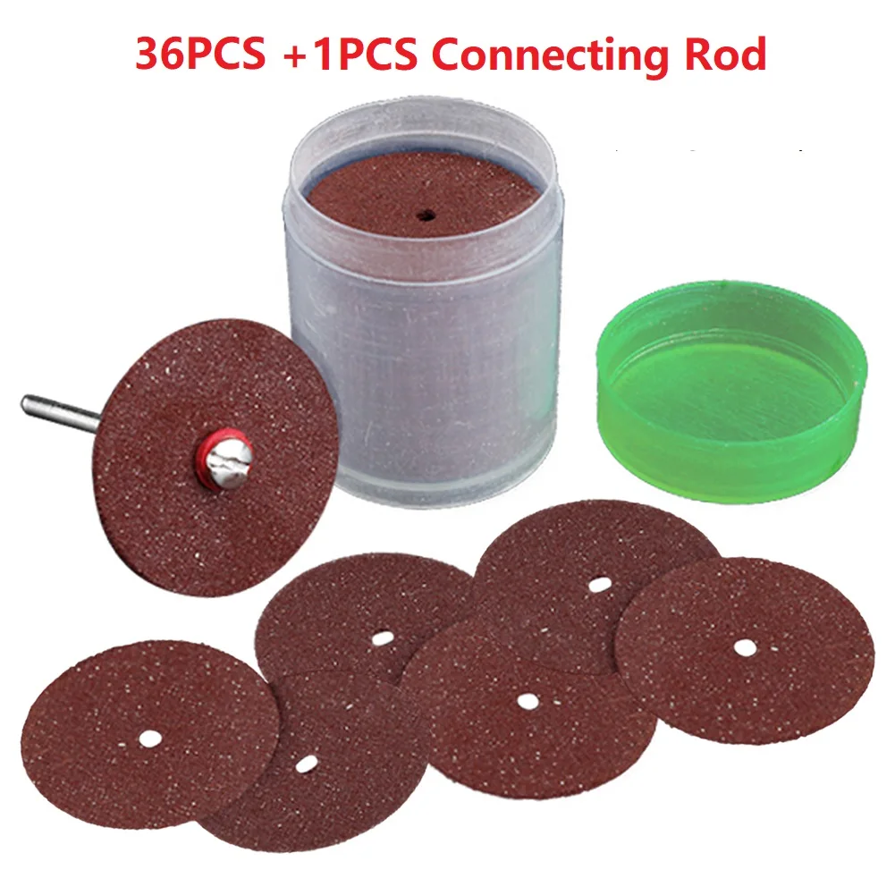 

36Pcs 24mm Abrasive Disc Cutting Discs For Dremel Accessories Reinforced Cut Off Grinding Wheels Rotary Blade Disc Cuttter Tool