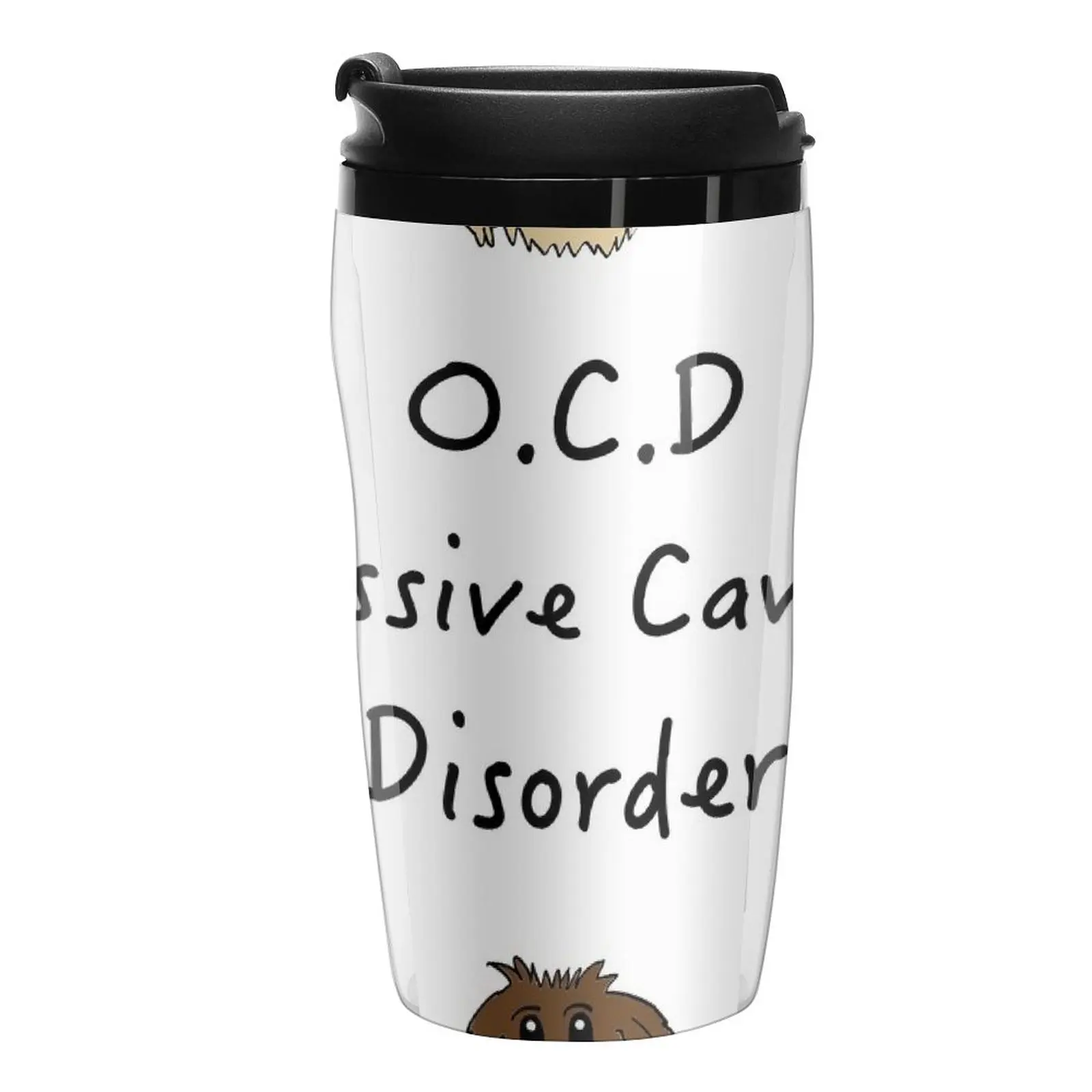

New OCD Obsessive Cavoodle Disorder Travel Coffee Mug Original And Funny Cups To Give Away Sets Of Te And Coffee Cups