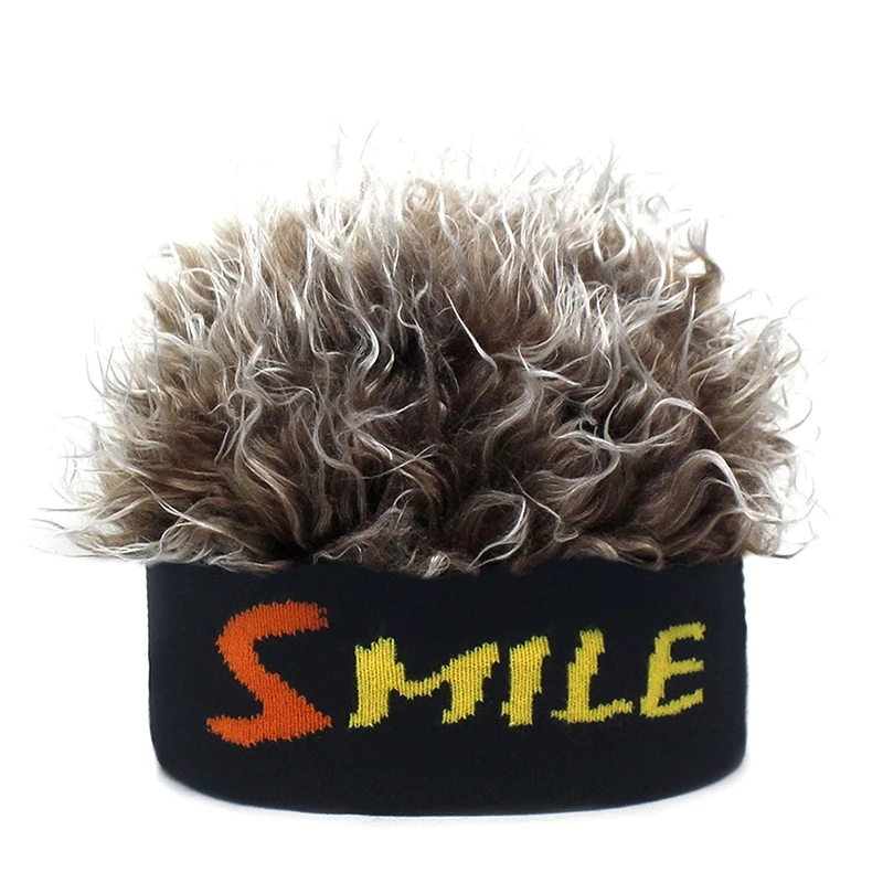 SMILE Knitted Elastic Hat Hair Integrated Wig Hat Autumn and Winter Men's Youth Headwear Funny Street Hip Hop Hat Women's
SMILE Knitted Elastic Hat Hair Integrated Wig Hat Autumn and Winter Men's Youth Headwear Funny Street Hip Hop Hat Women's
