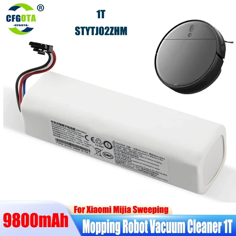 

14.4V 9800mAh Replacement Battery P2008-4S2P-MMBK For Xiaomi Mijia Mi Sweeping Mopping Robot Vacuum Cleaner 1T