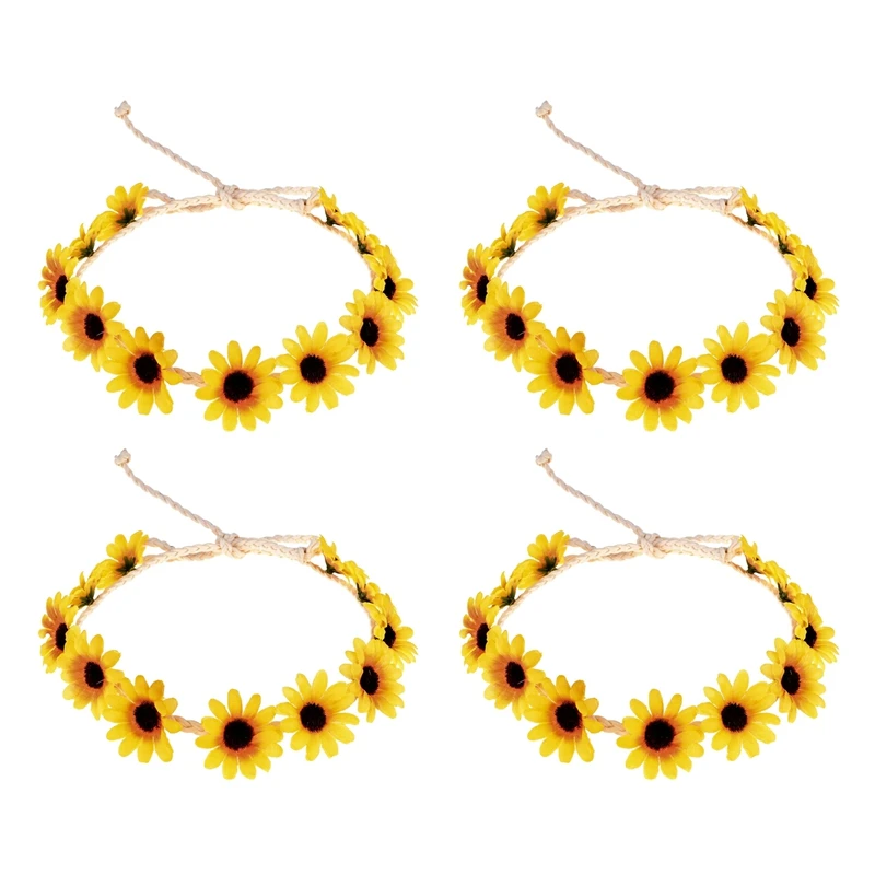 Top Deals 4X Floral Autumn Sunflower Crown Hair Accessories Bridal Tiara Holiday Hair With Sunflower Hair Accessories
Top Deals 4X Floral Autumn Sunflower Crown Hair Accessories Bridal Tiara Holiday Hair With Sunflower Hair Accessories