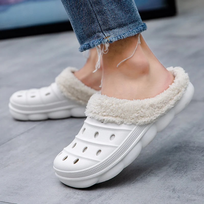 Thicken Winter Snow Home Slippers For Men Women Plush Warm Unisex Outdoor Slip On Shoe Fluffy Soft Sole Platform Couple Slippers
Thicken Winter Snow Home Slippers For Men Women Plush Warm Unisex Outdoor Slip On Shoe Fluffy Soft Sole Platform Couple Slippers
