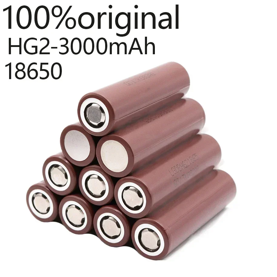 100% New HG2 18650 3000mAh Battery 3.7V 30A High Discharge 18650 Rechargeable Batteries For HG2 18650 Flashlight Tools Battery
100% New HG2 18650 3000mAh Battery 3.7V 30A High Discharge 18650 Rechargeable Batteries For HG2 18650 Flashlight Tools Battery