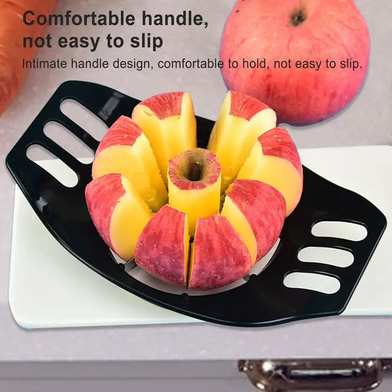 

Stainless Steel Apple Cutter Slicer Fruit & Vegetable Corers with 8 Stainless Steel Cutter Leaf Handheld Pear Slicer Corer Tool