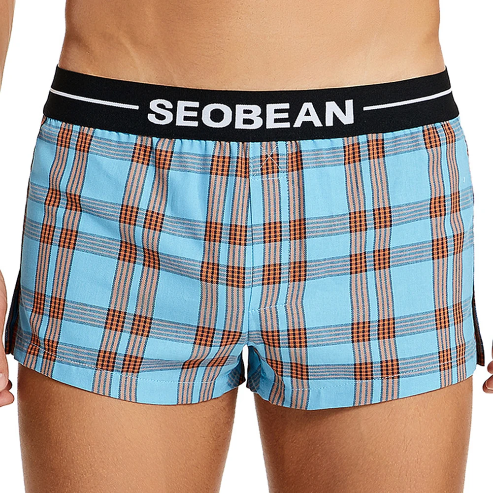 Mens Aro Pants Fashion Large Plaid Boxer Brierfs Homewear Cotton Comfortable Soft Underpants Loose Shorts Casual Underwear
Mens Aro Pants Fashion Large Plaid Boxer Brierfs Homewear Cotton Comfortable Soft Underpants Loose Shorts Casual Underwear