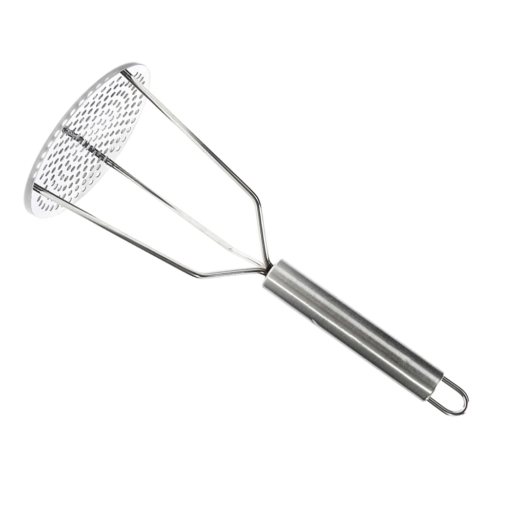 1pc Stainless Steel Potato Masher Vegetable Masher Crush Vegetable Fruit Press Maker Kitchen Tool Gadget Kitchen Accessories
1pc Stainless Steel Potato Masher Vegetable Masher Crush Vegetable Fruit Press Maker Kitchen Tool Gadget Kitchen Accessories