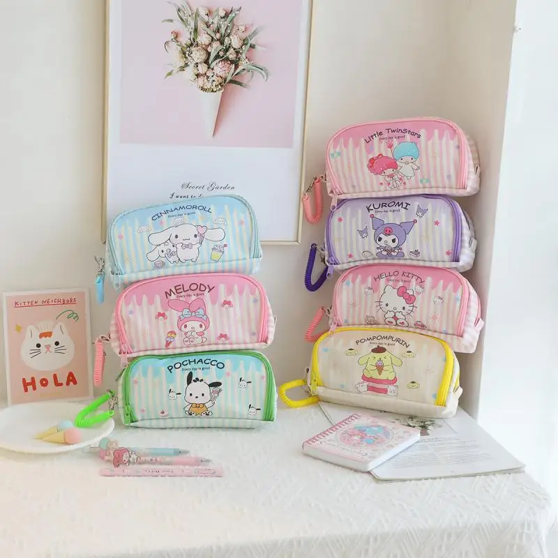 Kawaii Sanrio Anime Pencil Case Cute Hello Kitty Pompompurin Cartoon Cosmetic Bag Pen Bag Originality Children Girl Gifts
Kawaii Sanrio Anime Pencil Case Cute Hello Kitty Pompompurin Cartoon Cosmetic Bag Pen Bag Originality Children Girl Gifts