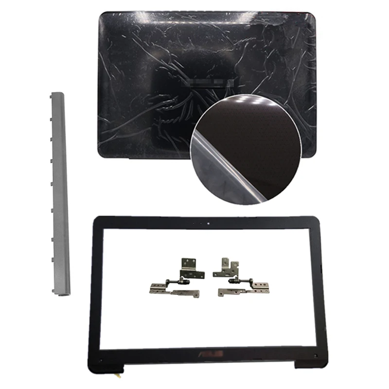 Новинка, чехол для ноутбука ASUS X554 K554 X554L F554 F554L, задняя крышка с передней петлей, петли для ЖК-экрана A B C D, Пластиковый черный верхний чехол
Новинка, чехол для ноутбука ASUS X554 K554 X554L F554 F554L, задняя крышка с передней петлей, петли для ЖК-экрана A B C D, Пластиковый черный верхний чехол