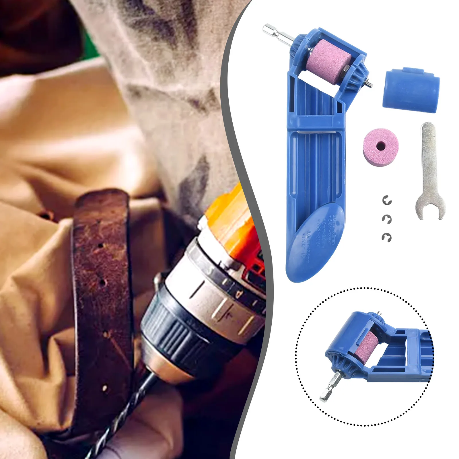 Sharpener Set Drill Bit Grinding Wheel Sharpener Corundum 1SET Portable Drill Bit Drill Sharpener High Quality
Sharpener Set Drill Bit Grinding Wheel Sharpener Corundum 1SET Portable Drill Bit Drill Sharpener High Quality