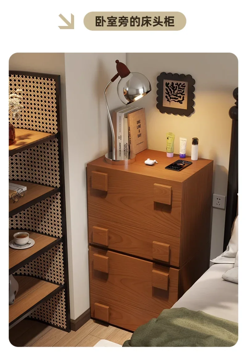 Medieval Double-layer Storage Cabinet, Retro Style Solid Wood Carmen Cabinet, Living Room TV Cabinet, Bedroom Bedside Table Medieval Double-layer Storage Cabinet, Retro Style Solid Wood Carmen Cabinet, Living Room TV Cabinet, Bedroom Bedside Table