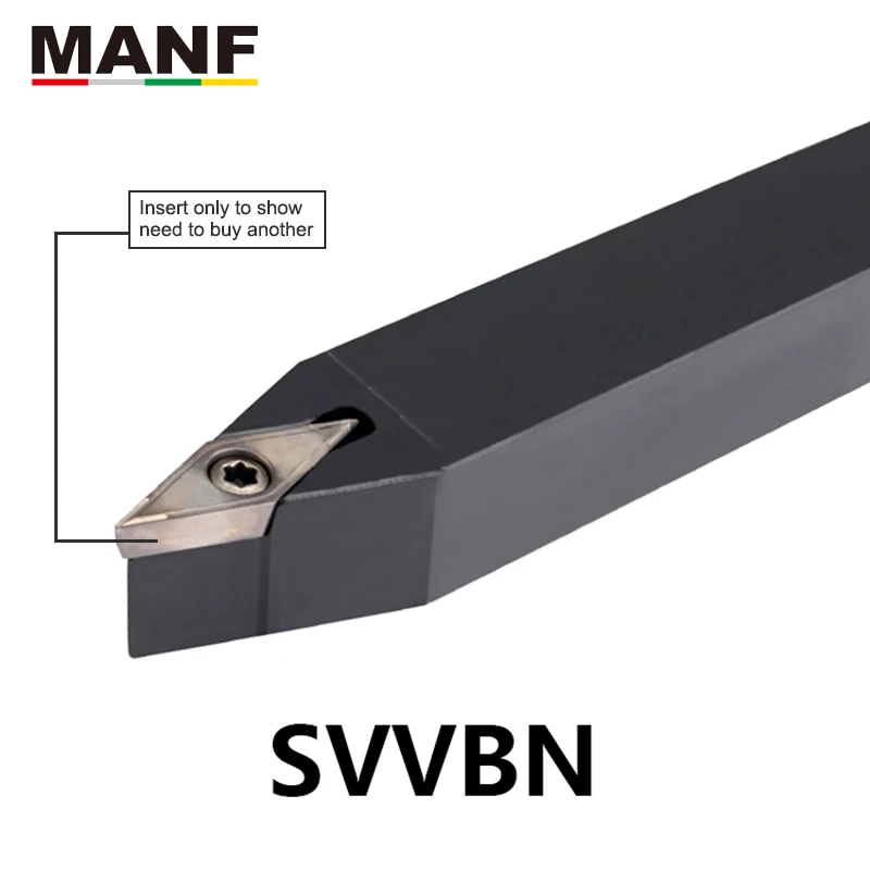 MANF SVVBN-1616H11 turning tool holder 12mm S Type Lathe Toolholder Lathe Machining Cutter CNC External Turning Tools Holders
MANF SVVBN-1616H11 turning tool holder 12mm S Type Lathe Toolholder Lathe Machining Cutter CNC External Turning Tools Holders