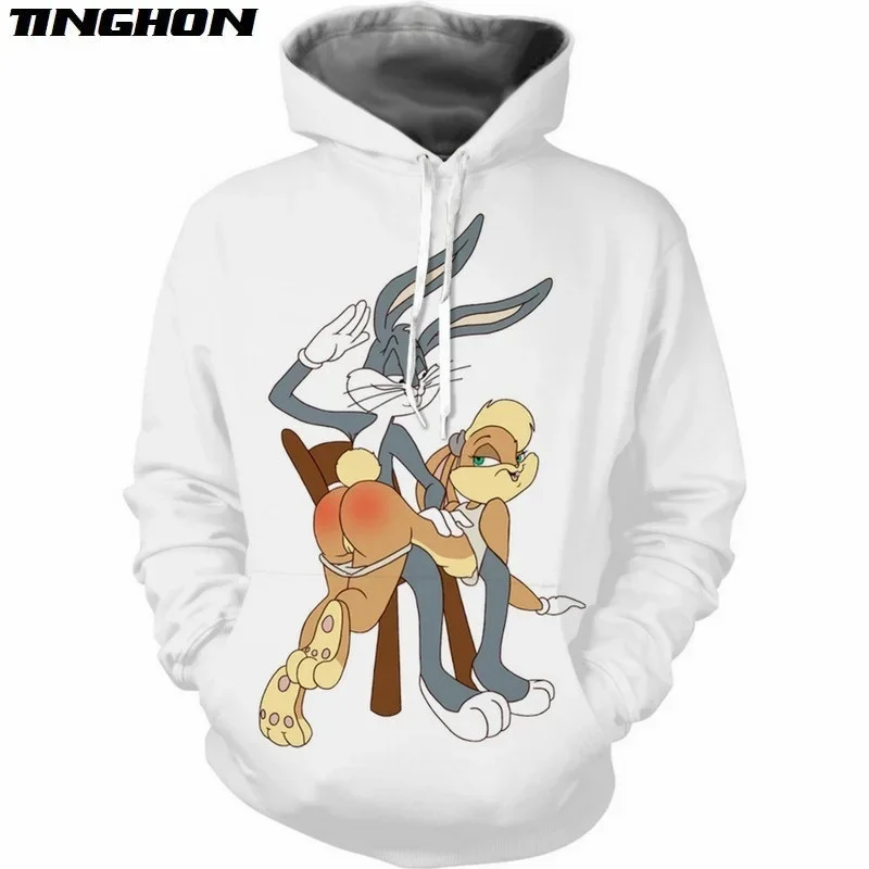 Fashion Sweatshirt Men/Women Cartoon hoodies Funny Bugs Bunny Print 3d Long sleeve Sweatshirts Plus Size XS 6XL 7XL
Fashion Sweatshirt Men/Women Cartoon hoodies Funny Bugs Bunny Print 3d Long sleeve Sweatshirts Plus Size XS 6XL 7XL