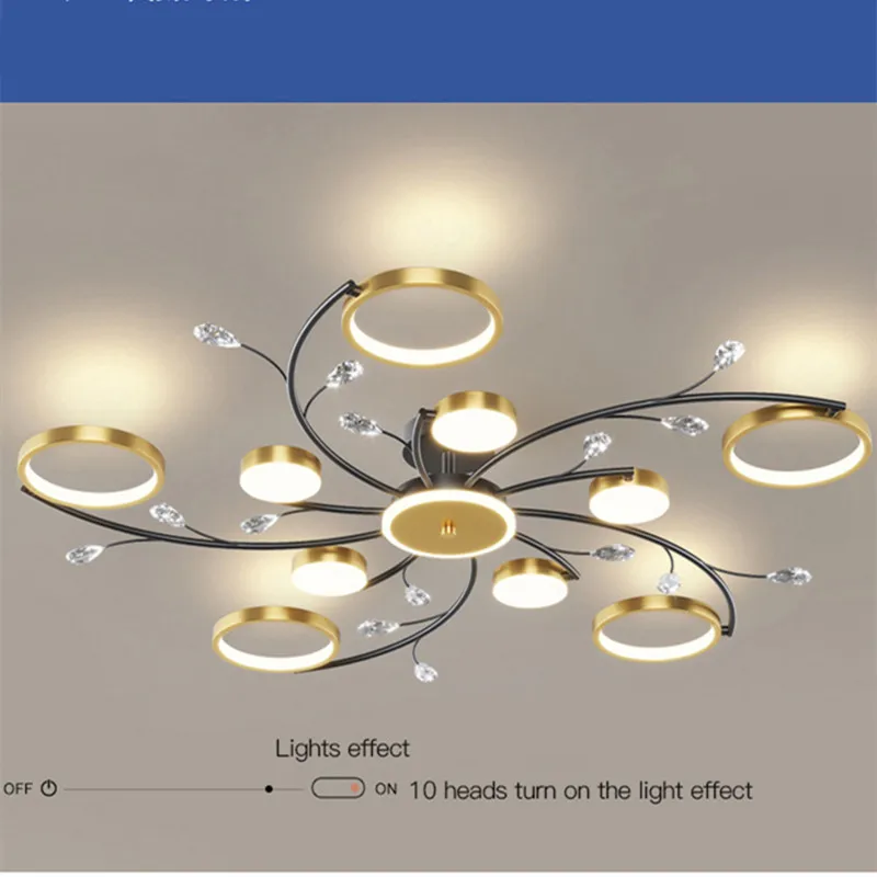 Modern LED Chandelier For Living Room Decoration Indoor Lighting Bedroom Loft Ring Flower Ceiling Lamp Kitchen Gold Hanging Lamp
Modern LED Chandelier For Living Room Decoration Indoor Lighting Bedroom Loft Ring Flower Ceiling Lamp Kitchen Gold Hanging Lamp