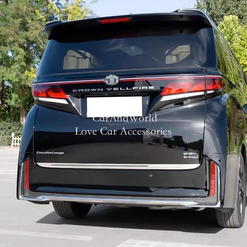 For Toyota Alphard Vellfire 2023 2024 Rear Door Tail Gate Edge Strips Trims Cover ABS Chrome Car Moulding Accessories
For Toyota Alphard Vellfire 2023 2024 Rear Door Tail Gate Edge Strips Trims Cover ABS Chrome Car Moulding Accessories