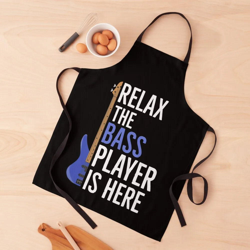 Relax The Bass Player Is Here Apron Customizable Woman Kitchen Items For Home Dress For Man Apron
Relax The Bass Player Is Here Apron Customizable Woman Kitchen Items For Home Dress For Man Apron