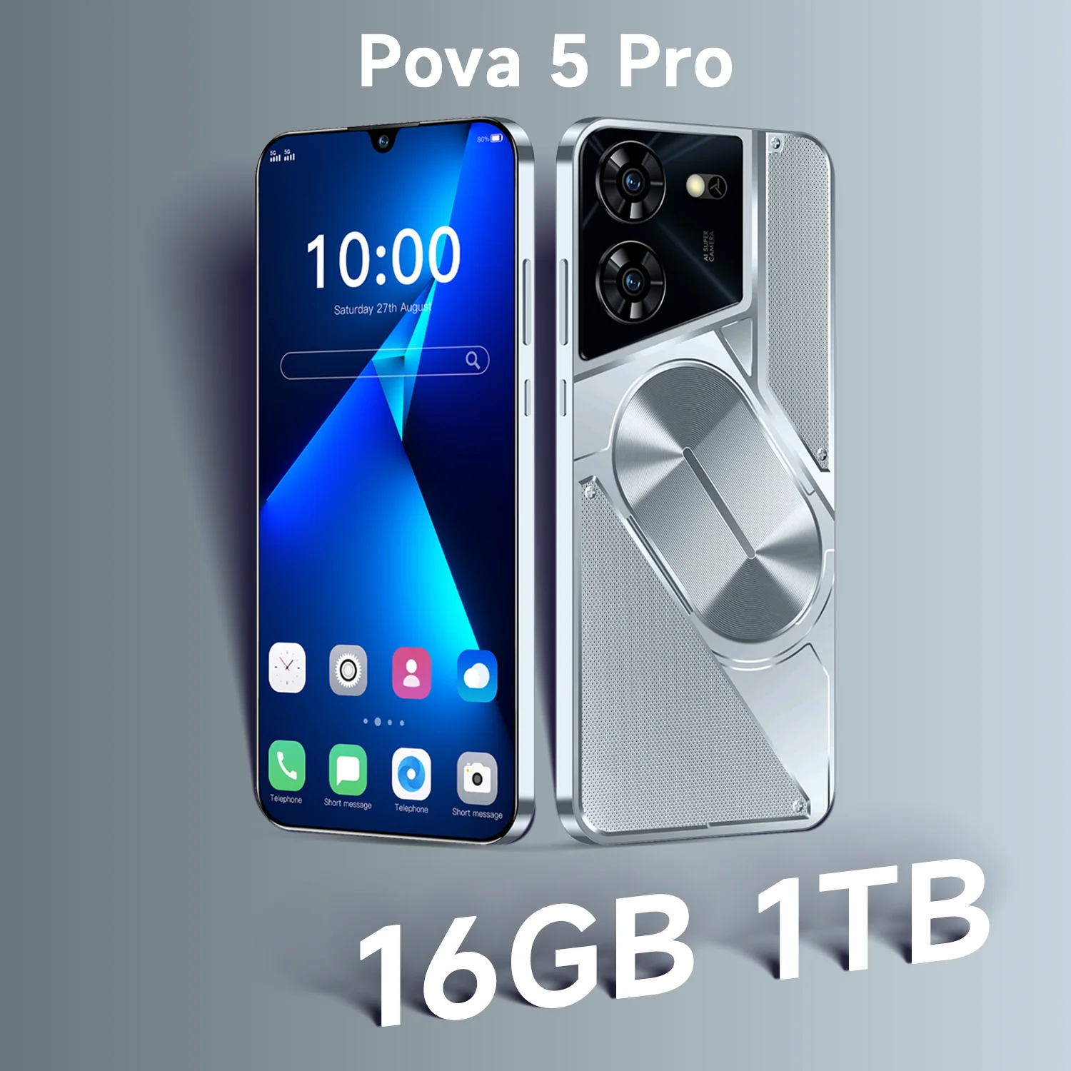 Version Smartphone Pova 5 Pro Global Dimensity 9300 16G+1TB 6800mAh 50+108MP 4G/5G Network Cellphone Android Mobile Phone
Version Smartphone Pova 5 Pro Global Dimensity 9300 16G+1TB 6800mAh 50+108MP 4G/5G Network Cellphone Android Mobile Phone