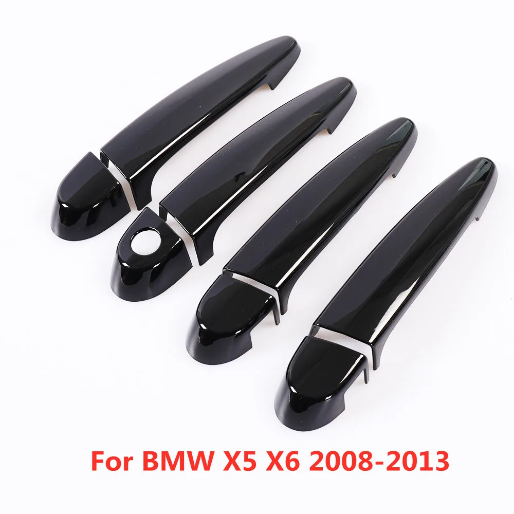 

Glossy Black Car Exterior Door Handle Sticker Cover Styling Moulding Trim for BMW X5 X6 2008 2009 2010 2011 2012 2013