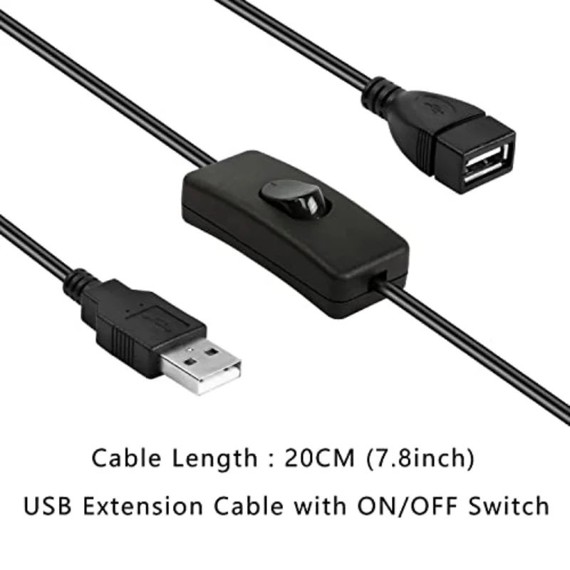 Nku USB5V2A Power Cable with Switch ON/Off USB A Male To Female Extension Cord for Driving Recorder USB Fan LED Strips Desk Lamp
Nku USB5V2A Power Cable with Switch ON/Off USB A Male To Female Extension Cord for Driving Recorder USB Fan LED Strips Desk Lamp