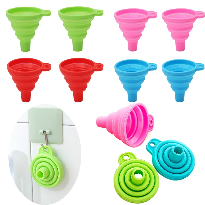 50Pcs Small Flexible Cosmetics Collapsible Funnels Portable Kitchen Gadgets Tool for Water Bottle Liquids Powder Makeup Transfer
50Pcs Small Flexible Cosmetics Collapsible Funnels Portable Kitchen Gadgets Tool for Water Bottle Liquids Powder Makeup Transfer