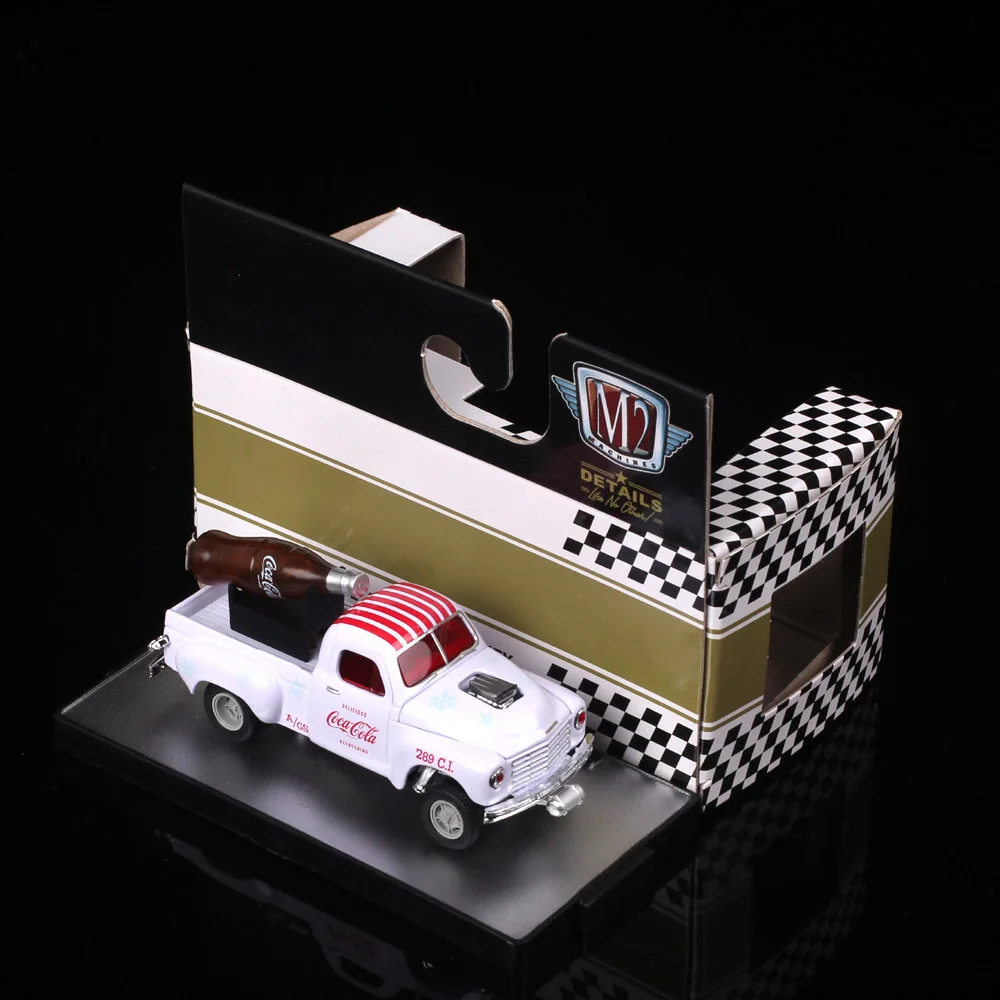 M2 Machines 1/64 Scale Classic 1950 Studebaker 2R5 Truck Diecast Model Car Toy Metal Pickup Souvenir Collectibles Cocacola White 
M2 Machines 1/64 Scale Classic 1950 Studebaker 2R5 Truck Diecast Model Car Toy Metal Pickup Souvenir Collectibles Cocacola White