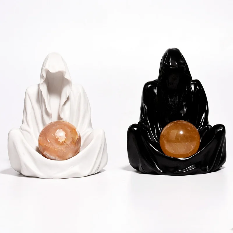 Grim Reaper Statue Figure Figurine Sculpture Decoration Creeper Sculpture Reaper Candle Holder Art Ornament Horror Ghost
Grim Reaper Statue Figure Figurine Sculpture Decoration Creeper Sculpture Reaper Candle Holder Art Ornament Horror Ghost