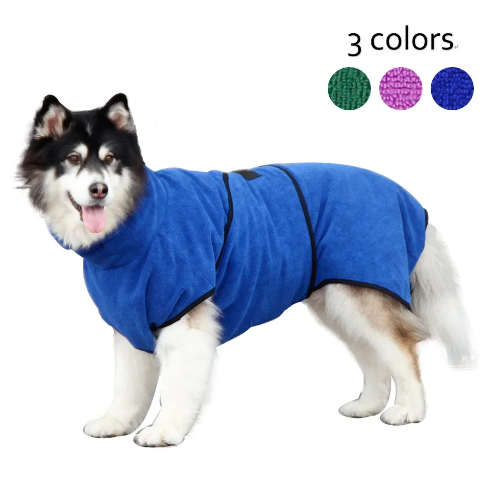 Pet Bathrobe Microfiber Dog Bathrobe Absorbent Large Dog Clothes In Stock Dog Products
Pet Bathrobe Microfiber Dog Bathrobe Absorbent Large Dog Clothes In Stock Dog Products