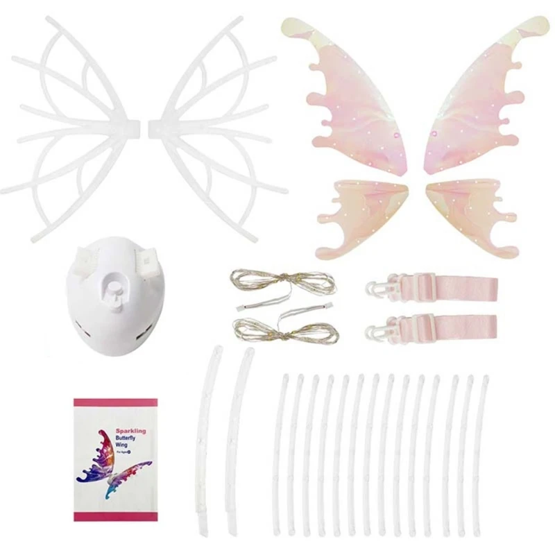 Electric Butterfly-Wings for Girl LED Magic-Princess Waving Fairy Wing Dress Up Costume Children School Dance Play Props
Electric Butterfly-Wings for Girl LED Magic-Princess Waving Fairy Wing Dress Up Costume Children School Dance Play Props