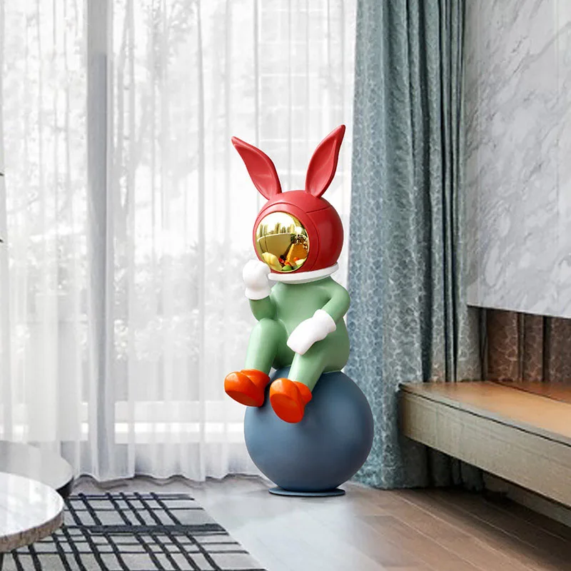 Nordic Home Decor Space Rabbit Statue LivingRoom Decoration Large Floor Resin Sculpture Room Decor Home Accessories Statues
Nordic Home Decor Space Rabbit Statue LivingRoom Decoration Large Floor Resin Sculpture Room Decor Home Accessories Statues
