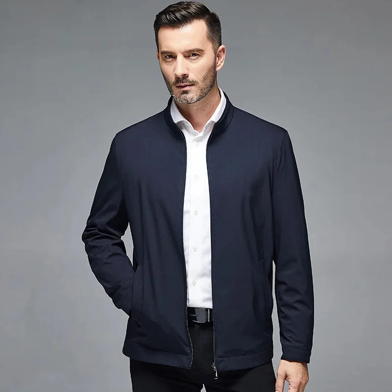 Jacket Men's Coat Spring Autumn Mens Coats Business Casual Thin Solid Color Tops Men Clothing Male Chamarras Para Hombre FCY4656
Jacket Men's Coat Spring Autumn Mens Coats Business Casual Thin Solid Color Tops Men Clothing Male Chamarras Para Hombre FCY4656