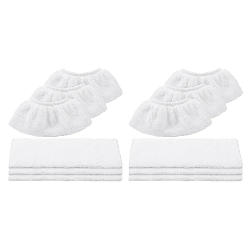 Microfiber Cloth Set Compatible For Karcher Easyfix Steam Cleaner SC2,SC3,SC4,SC5 (6 For Floor Nozzle+6 For Hand Nozzle)
Microfiber Cloth Set Compatible For Karcher Easyfix Steam Cleaner SC2,SC3,SC4,SC5 (6 For Floor Nozzle+6 For Hand Nozzle)