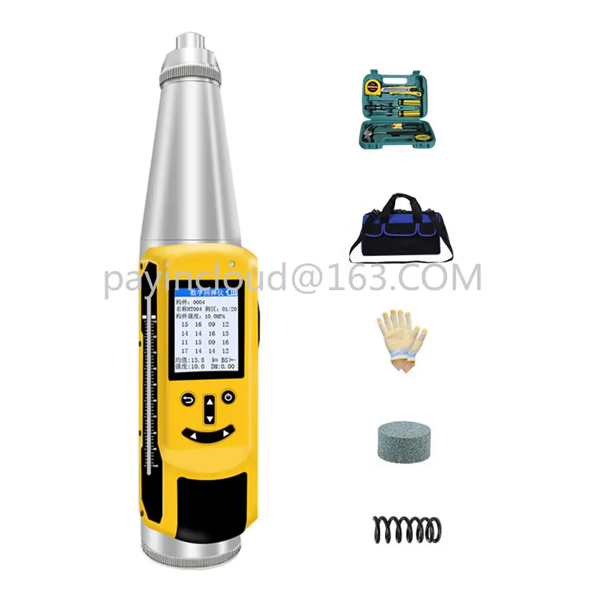 HD-225D Digital Rebound Hammer Portable Concrete Strength Tester Resiliometer Test Equipment Concrete Nondestructive Instrument
HD-225D Digital Rebound Hammer Portable Concrete Strength Tester Resiliometer Test Equipment Concrete Nondestructive Instrument