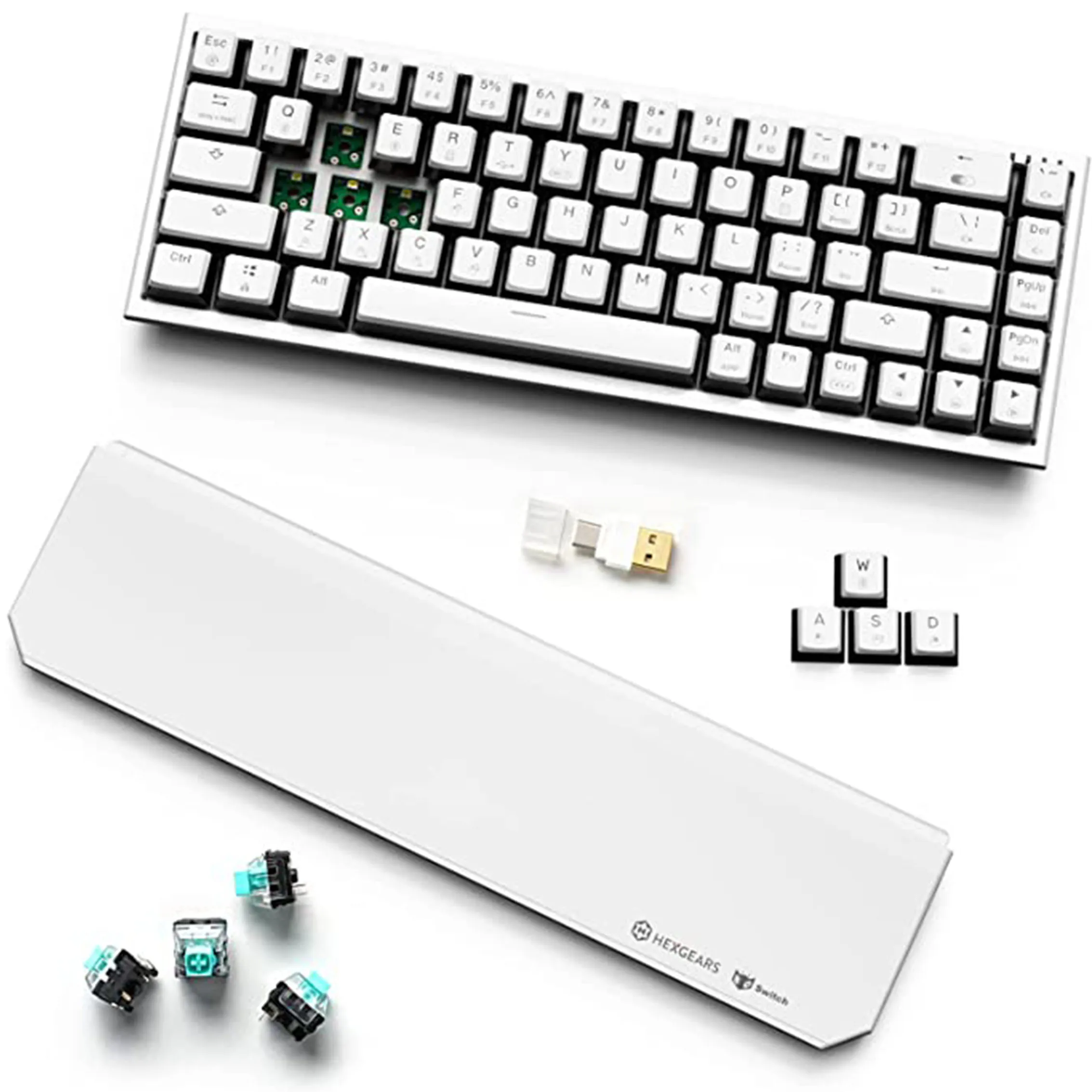 Беспроводная механическая клавиатура Hexgears X1 Pro 60%, горячая замена клавиатуры, горячая замена с красным переключателем Kaihl Box, 2,4 ГГц и Bluetooth компьютер G
Беспроводная механическая клавиатура Hexgears X1 Pro 60%, горячая замена клавиатуры, горячая замена с красным переключателем Kaihl Box, 2,4 ГГц и Bluetooth компьютер G