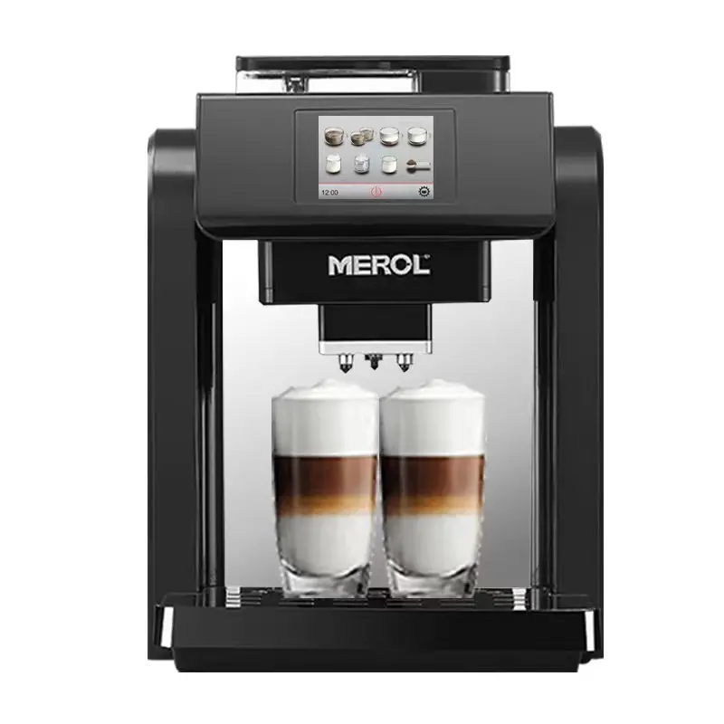 

Cappuccino Latte Freshly Ground Beans to Cup Fully Automatic Coffee Roaster Machine