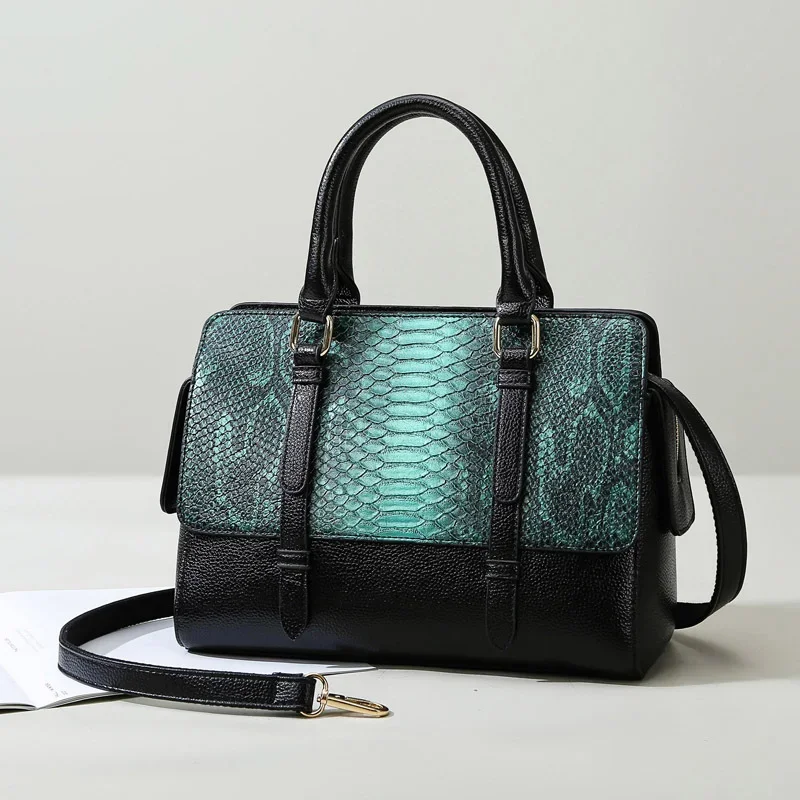 

Luxury bag Women's Handbag 2023 New Snake Pattern High Capacity Tote Bag Single Shoulder Crossbody Bag and Purses Sac Cc Gg