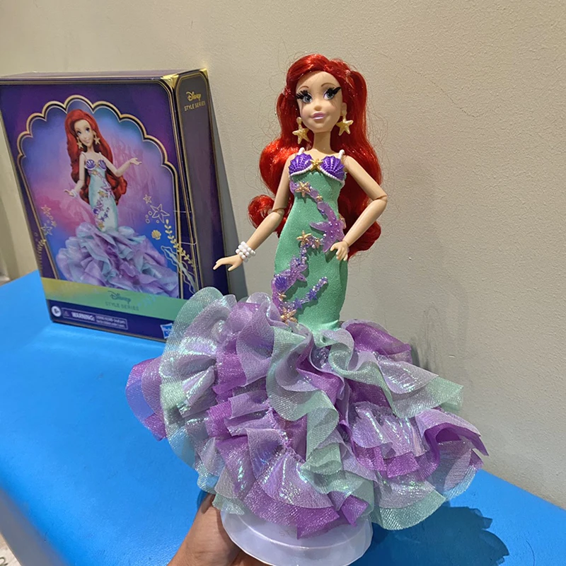 

Original Disney Princess Mermaid Ariel Fashion Collection Dolls Kawaii Girl Mermaid Princess Model Toy Children Birthday Gifts