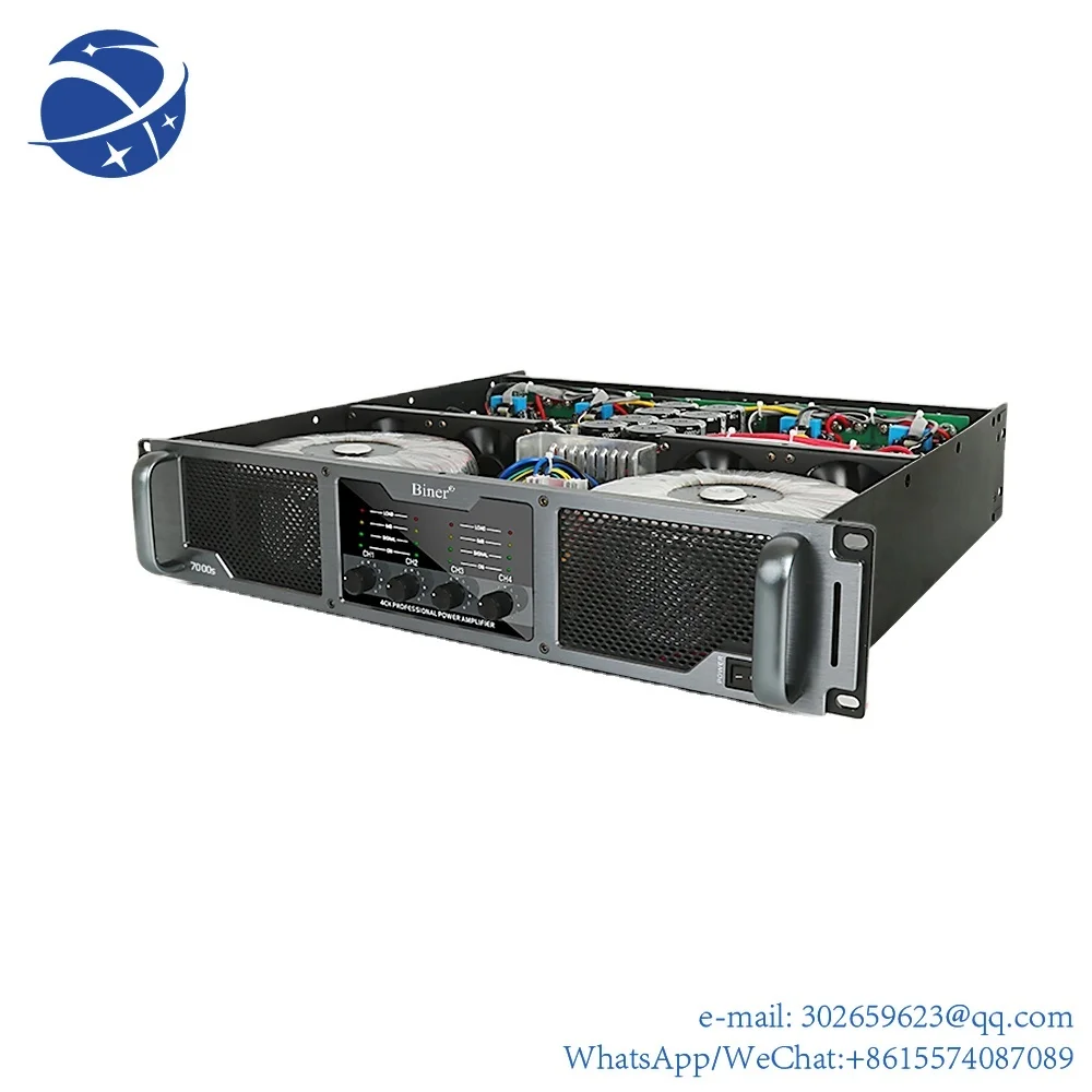 Yyhc Biner 7000S 750 Вт * 4 аудио усилитель мощности 2U Профессиональный высокий для конференц-центра, домашнего кинотеатра
Yyhc Biner 7000S 750 Вт * 4 аудио усилитель мощности 2U Профессиональный высокий для конференц-центра, домашнего кинотеатра