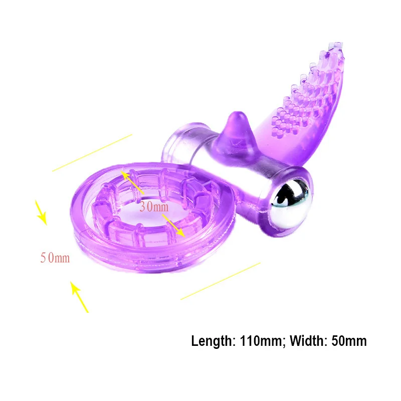 Tongue Licking Vibrating Clitoris Stimulation Men Time Delay Penis Ring Long Lasting Ejaculation Erotic Cock Ring Adult Sex Toy (4).jpg
