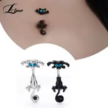 New Style Navel Ring High Quality 316L Surgical Steel Piercing Belly Button Rings Retro Cat Navel Piercing Sex Body Jewelry