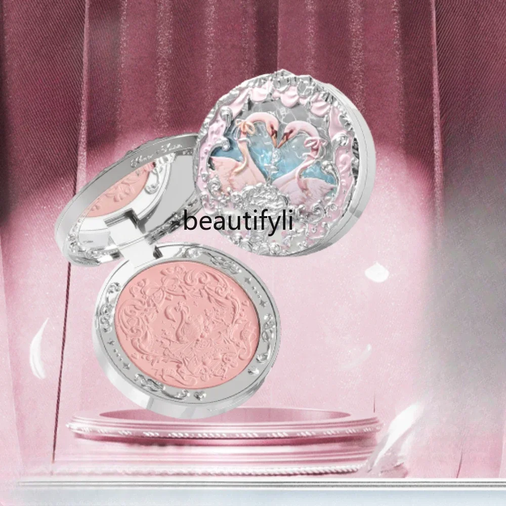 

[New] Flower Know Swan Ballet Velvet Mist Relief Blush Expansion Matte Finishing Makeup blush makeup blush palette
