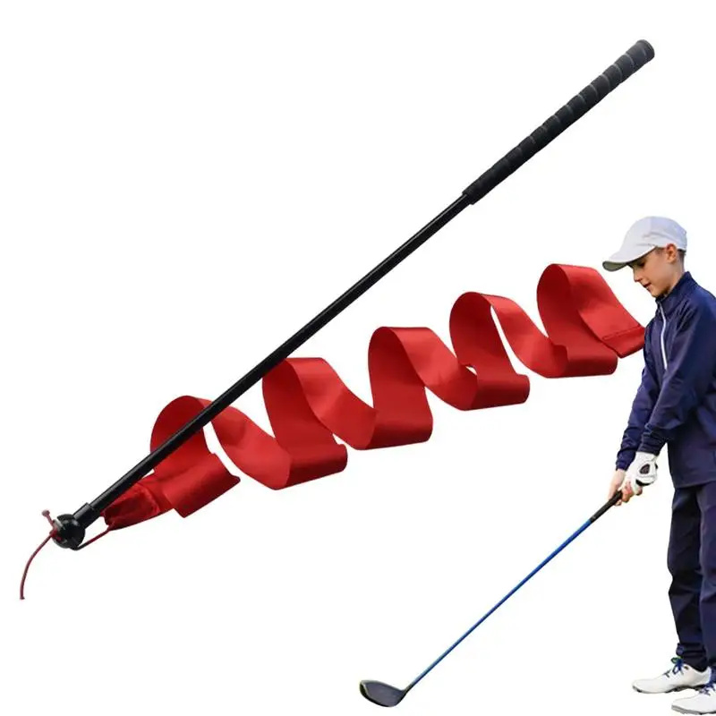 

Golf Swing Trainer Portable Swing Trainer Tool With Colored Ribbon Multifunctional Outdoor Golf Training Equipment Swing