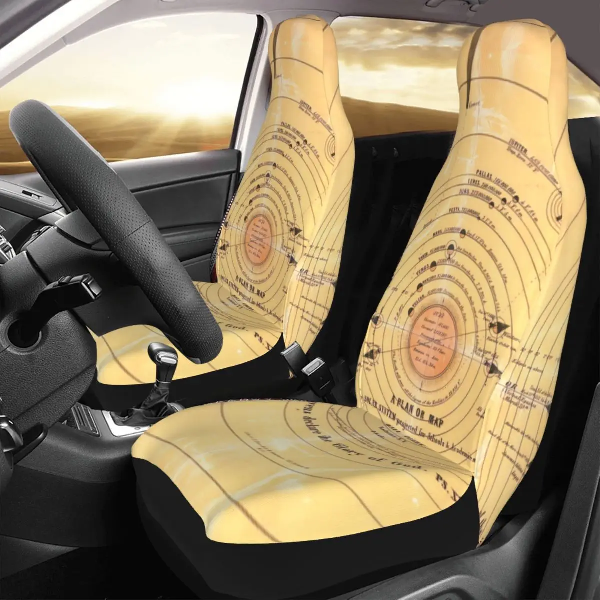 Vintage Solar System Car Seat Cover Custom Printing Universal Front Protector Accessories Cushion Set
Vintage Solar System Car Seat Cover Custom Printing Universal Front Protector Accessories Cushion Set