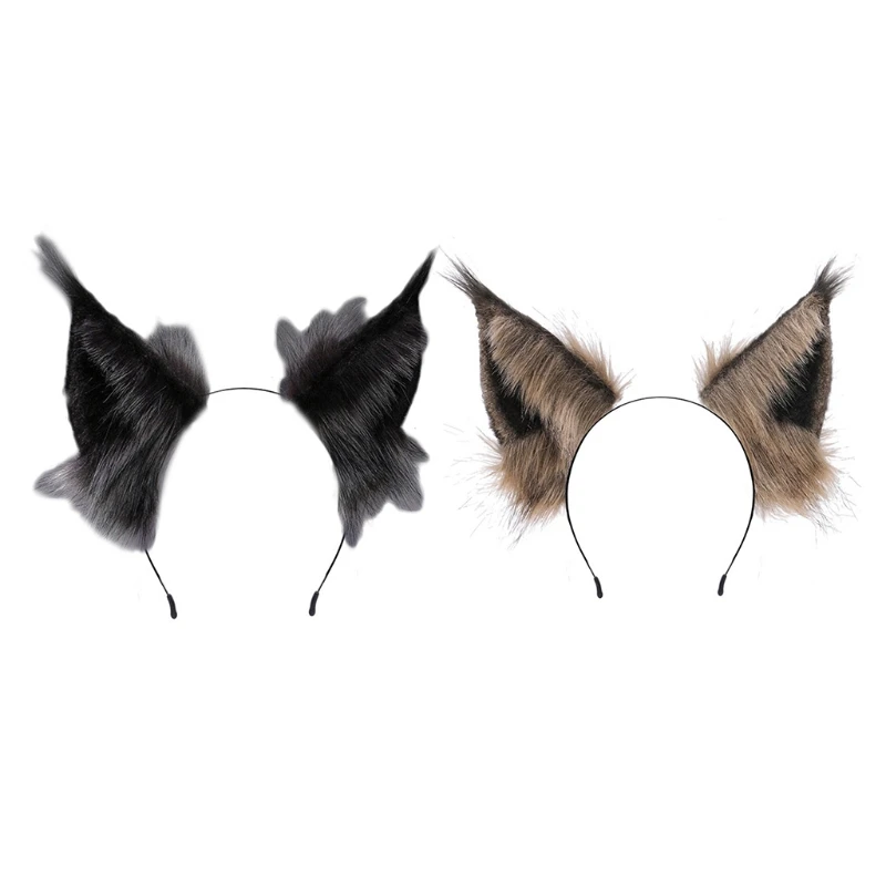 Handmade Simulation Kitten Wolf Pointed Ears Headband Furry Plush Animal Hair Hoop Cosplay Costume Headpiece 37JB
Handmade Simulation Kitten Wolf Pointed Ears Headband Furry Plush Animal Hair Hoop Cosplay Costume Headpiece 37JB