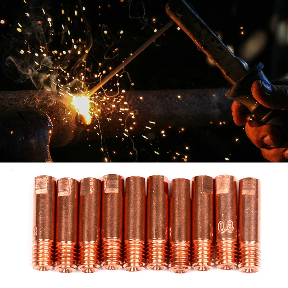 12 Pcs MB15 MIG Welding Nozzle Shroud Contact Tips 0.8mm M6 Tip Holder Kit Durable And Practical Contacts High Quality
12 Pcs MB15 MIG Welding Nozzle Shroud Contact Tips 0.8mm M6 Tip Holder Kit Durable And Practical Contacts High Quality