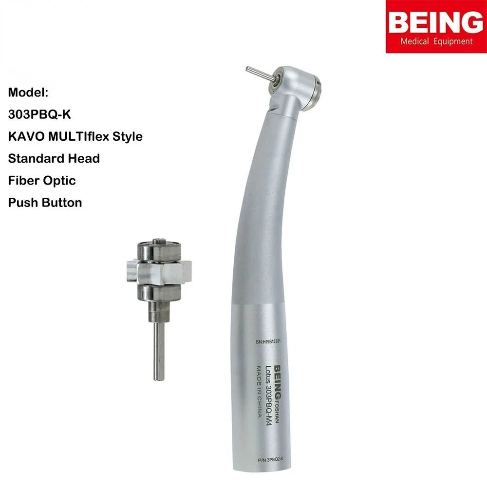 

BEING Dental High Speed Fiber Optic Handpiece Standard Head Spare Rotor fit KAVO LED Coupler 303PBQ-K